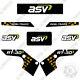 Asv Rt-30 Decal Kit Skid Steer Replacement Stickers Equipment Decals (rt 30)