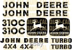 Affordable Decal Sets for your John Deere Dozers, Loaders, Skid Steer, Mini Ex