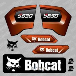 Aftermarket Replacement Decal Sticker Set fits Bobcat S630 Skid Steer Loader