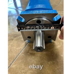 Agrotk Cycloid Hydraulic Motor Fits ECSSCT72 Skid Steer Trencher Attachment Blue
