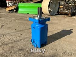 Agrotk Cycloid Hydraulic Motor Fits ECSSCT72 Skid Steer Trencher Attachment Blue
