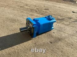 Agrotk Cycloid Hydraulic Motor Fits ECSSCT72 Skid Steer Trencher Attachment Blue