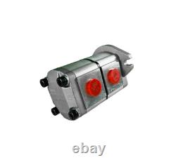 Agrotk Double Acting Hydraulic Pump KTT23 Skid Steer Gear Pump Attachment Silver