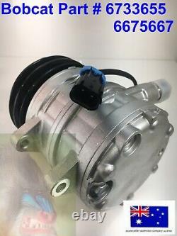 Air Conditioning Compressor 6733655 6675667 for Bobcat S160 S185 S205 T180 T190
