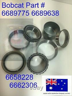 Axle Bearing Wear Ring & Oil Seal Kit for Bobcat 645 653 742 743 751 753 763 873
