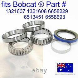 Axle Wheel Bearing Oil Seal Wear Ring fits Bobcat S750 S770 1321607 1321608