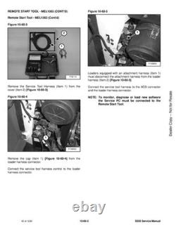 BOBCAT S550 Skid-Steer Loader Service Manual SN A3NL11001 Up 2019, FOLDOUTS