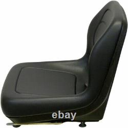 Black Seat fits Ford New Holland Skid Steer LS120 LS125 LS140 LS150 LS160