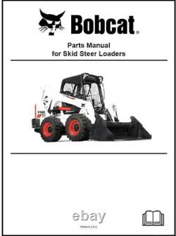 Bobcat 553 Skid Steer Loader Parts Catalog Manual