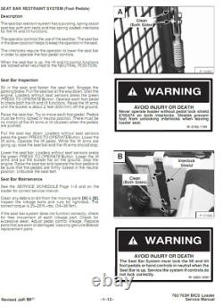Bobcat 763 Skid Steer Loader Service Shop Repair & Parts Manual Pdf Usb