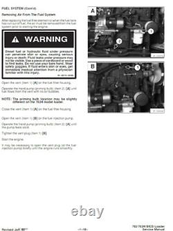Bobcat 763 Skid Steer Loader Service Shop Repair & Parts Manual Pdf Usb