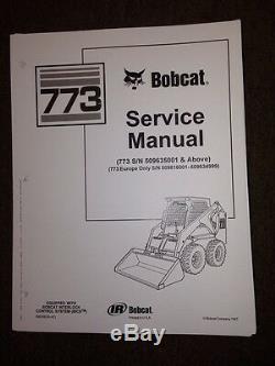 Bobcat 773 Service Manual Book Skid steer 6900092 NEW