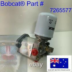 Bobcat Cooling Fan Drive Hydraulic Motor Filter Valve & Coil assembly 7265577