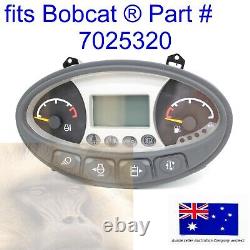 Bobcat Display Panel Hour Meter Fuel Temperature gauge 7025320 T750 T770 T870