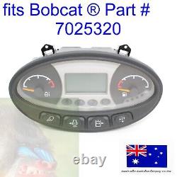 Bobcat Display Panel Hour Meter Fuel Temperature gauge 7025320 T750 T770 T870