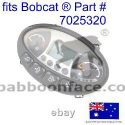 Bobcat Display Panel Hour Meter Fuel Temperature gauge 7025320 T750 T770 T870
