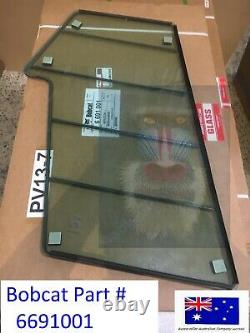 Bobcat Genuine LHS Rear Glass Window 6691001 S205 S220 S250 S300 S330 T110 T140