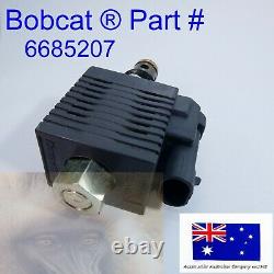 Bobcat High Flow Hydraulic Gear Pump Solenoid Valve Coil Nut Stem Seals 6685027