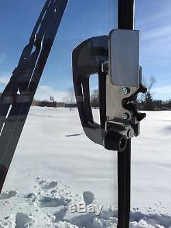 Bobcat M series S510 to S870. LEXAN Forestry Demolition Door Skid steer cab