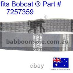 Bobcat Main Hydraulic Pump Drive Belt 7257359 OEM S530 S550 S570 S590 DOOSAN