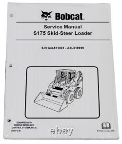 Bobcat S175 Skid Steer Loader Service Manual Shop Repair Book 1 Part # 6986567 Bobcat S175 Skid Steer Loader Service Manual Shop Repair Book 1 Part # 6986567