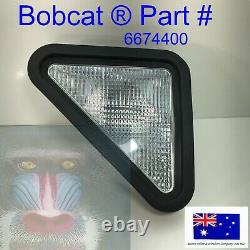 Bobcat Skid Steer Track Loader Headlight Set 6674400 6674401 Lhs Rhs Pair