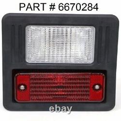 Bobcat Skid Steer Track Loader Tail Light Set Pair Rear Lamps Door 6670284