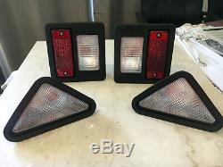 Bobcat Skid Track Headlights Tail Lights Rear Light Set 6670284 6674400 6674401