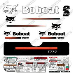 Bobcat T770 Compact Track Loader Decal Kit Skid Steer (Straight Stripes)