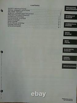 Bobcat skid steer 753 Service Manual Book 6720326 early