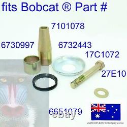 Bobtach Pivot Pin Bush Kit fits Bobcat 7101078 6730997 S185 S205 S450 T110 T140