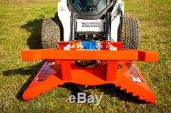 Brush Cutter for Bobcat and Skid Steer Loaders For Machines with 25-32 GPM