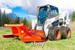Brush Mower for Skid Steer Loaders & Bobcat machines For Machines with 32-40 GPM
