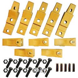Bucket Teeth Assembly 6737322Y Bobcat Style Bolt on Flush Mount Pin Skid Steer