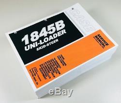 CASE 1845B Uni-Loader Skid Steer Service Repair Shop Manual Binder Ready NEW