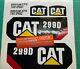 Cat 299d Decals Stickers Kit Skid Steer Loader Caterpillar 299 D Free Ship