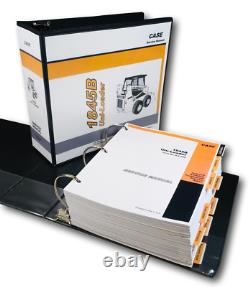 Case 1845B Uni-Loader Skid Steer Service Repair Shop Manual Book New Hard Binder