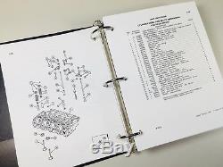 Case 1845c Uni Loader Skid Steer Service Manual Parts Catalog Repair Shop Books