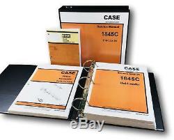 Case 1845c Uni-loader Skid Steer Service Parts Operators Manual