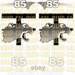 Case, Gehl, IHI, Mustang, Takeuchi Volvo Skid Loader & Mini Excavator Decal Sets