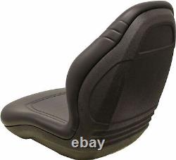 Case Skid Steer Black Bucket Seat Fits 40XT 60XT 70XT 75XT 85XT 90XT ETC