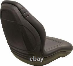 Case Skid Steer Black Bucket Seat Fits 40XT 60XT 70XT 75XT 85XT 90XT ETC