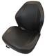 Case Skid Steer Black Seat With Slides 40xt 60xt 70xt 75xt 85xt 90xt 95xt Ect