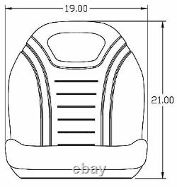 Case Skid Steer Bucket Seat Fits 40XT 60XT 70XT 75XT 85XT 90XT 95XT ETC