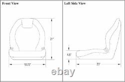 Case Skid Steer Bucket Seat Fits 40XT 60XT 70XT 75XT 85XT 90XT 95XT ETC