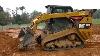 Cat 289d Skidsteer Working On Garage Pad And Driveway