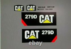 Caterpillar 279D Decal Kit cat Skid Steer stickers