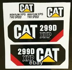 Caterpillar 299D XHP Decal Kit cat Skid Steer stickers USA fast free shipping