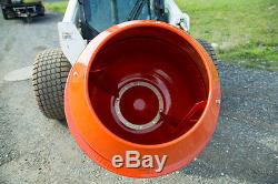 Cement Mixer Attachment Model 2500 Mix and pour cement with your Skid Steer