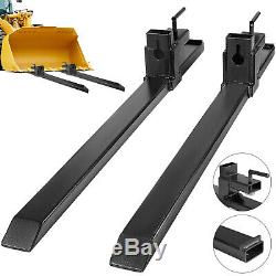 Clamp on Pallet Forks 30 1500lbs capacity Loader Bucket Skidsteer Tractor Chain